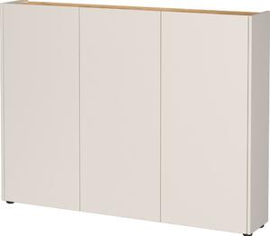 Krem ormarić u dekoru hrasta 138x105x25 cm Libbiano – Germania