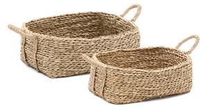 Košare u setu 2 kom od vodenog zumbula 34x24x19 cm Milly – Kave Home