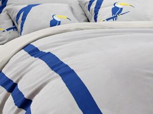 3D posteljina TUKAN bež + jastučnica 40 x 40 cm gratis Dimenzije posteljine: 70 x 90 cm | 140 x 200 cm
