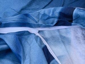 3D posteljina MAČKA plava + jastučnica 40 x 40 cm gratis Dimenzije posteljine: 70 x 90 cm | 140 x 200 cm
