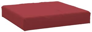 VidaXL Jastuk za palete boja crvenog vina 60x60x8 cm od tkanine Oxford
