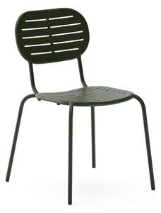 Tamno zelena metalna vrtna stolica Brai – Kave Home