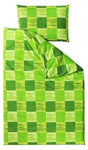 Pamučna posteljina SONKA zelena Dimenzije posteljine: 70 x 90 cm | 140 x 200 cm