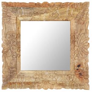 VidaXL Ogledalo od masivnog drva manga 50 x 50 cm
