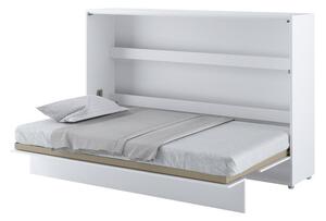 Zidni krevet Concept Pro Lenart AH115Jednostruki, Bijela, 120x200, Laminirani iveral, Basi a doghePodnice za krevet, 148x211x137cm