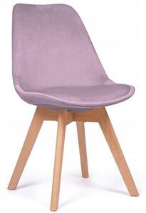 Stolica od baršuna u skandinavskom stilu ROSE GLAMOR