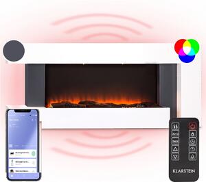 Klarstein Studio Light & Fire 2 Smart, kamin, 1000/2000W, MDF, WiFi Control
