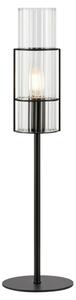 Markslöjd 108555 - Stolna lampa TUBO 1xE14/40W/230V 50 cm crna/prozirna