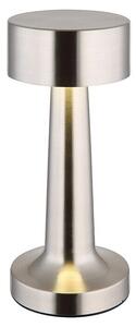 Globo Punjiva stolna svjetiljka Angelika (1,2 W, Ø x V: 90 x 210 mm, IP20, Srebrna)