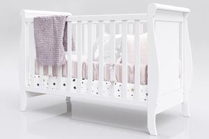Dječji krevetić Míša 120x60 - bijeli prepreke