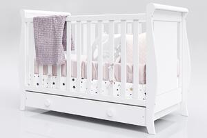 Dječji krevetić Míša 120x60 - bijeli prepreke