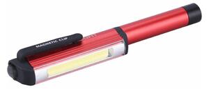 Extol - LED Kemijska olovka s baterijskom svjetiljkom LED/3W/3xAAA crvena/crna