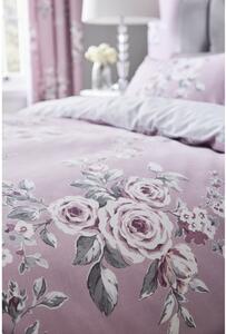 Svjetloljubičasta posteljina Catherine Lansfield Canterbury Rose, 135 x 200 cm