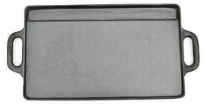 VidaXL Ploča za roštilj od lijevanog željeza reverzibilna 50 x 23 cm
