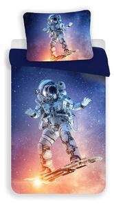 3D posteljina od mikrovlakana ASTRONAUT, plava Dimenzije posteljine: 70 x 90 cm | 140 x 200 cm