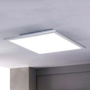 Lindby LED panel Livel, CCT, 62 cm x cm, daljinski upravljač, prigušiva, Metalik, Kuhinja, Plastika