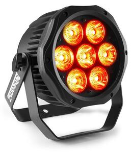 Beamz Professional BWA410 LED PAR 7x10W 4in1 LEDs RGBW wasserdicht schwarz