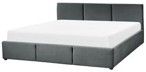 Zondo Bračni krevet 180 cm Belize (tamnosiva) (s podnicom) (s prostorom za odlaganje). 1078178