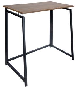 Sklopivi radni stol u potkrovlju 80 x 45 cm Crno
