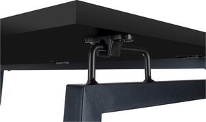 Sklopivi radni stol u potkrovlju 80 x 45 cm Crno
