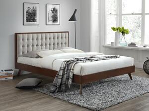 Krevet Houston 968Bračni, Smeđa, 160x200, Drvo, Basi a doghePodnice za krevet, 166x209x106cm
