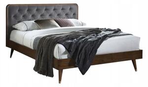 Krevet Houston 860 Bračni, Smeđa, 160x200, Drvo, Basi a doghePodnice za krevet, 162x208x102cm