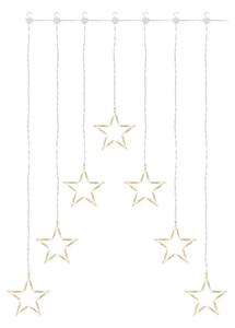 Emos Božićna zavjesa, 7 zvijezda, LED, toplo bijela, IP20, 125x67cm