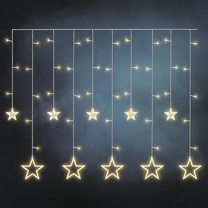 Emos Božićna zavjesa, zvijezde, LED, toplo bijela, IP20, 105x185cm