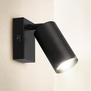 Brilagi - Zidna reflektorska svjetiljka SELE 1xGU10/30W/230V crna