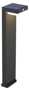 LED Solarna lampa sa senzorom MALI LED/4,5W/3,7V 2000 mAh IP44 crna
