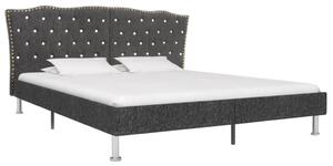 VidaXL Okvir za krevet od tkanine tamnosivi 160 x 200 cm