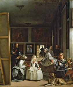 Reprodukcija Las Meninas or The Family of Philip IV, Diego Velázquez