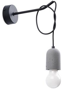 Sollux SL.1163 - Zidna lampa NESO 1xE27/15W/230V beton
