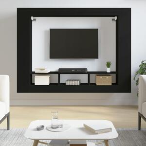 VidaXL TV ormarić crni 152 x 22 x 113 cm od konstruiranog drva