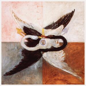 Reprodukcija umjetnosti The Swan, Final (Abstract Art) - Hilma af Klint, (40 x 40 cm)