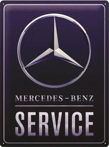 Metalni znak Mercedes-Benz - Service, (30 x 40 cm)