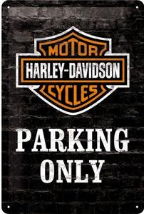 Metalni znak Harley-Davidson - Parking Only, (20 x 30 cm)