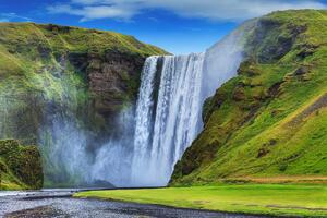 Fototapeta ikonski slap na Islandu