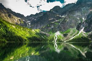 Fototapeta jezero Morske oko u Tatrama