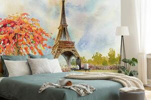 Tapeta Eiffelov toranj u pastelnim bojama