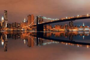 Fototapeta most u Manhattane-u