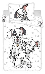 Bijela pamučna dječja posteljina za dječji krevetić 100x135 cm 101 Dalmatians – Jerry Fabrics