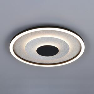 Reality Leuchten Yomo LED stropna svjetiljka, crna, metal, 3.000 K, Crno, Dnevni boravak/blagovaonica, Metal