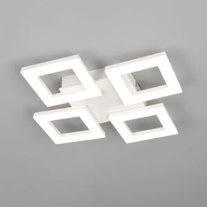 Reality Leuchten Cemi LED stropna svjetiljka, četvrtasta, bijela, plastična, 4.000 K, Bijela, Kuhinja, Plastika