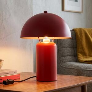 Reality Leuchten Stolna lampa Enya, crvena, metal, visina 25,5 cm, E14, Crvena, Dnevni boravak/blagovaonica, Metal