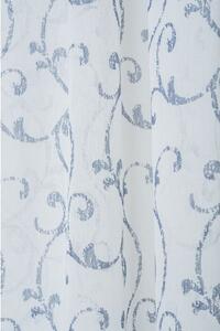 Bijela/plava prozirna zavjesa 300x260 cm Fiesta – Mendola Fabrics