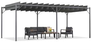Antracit terasa pergola Malaga 3x6m Garden Point