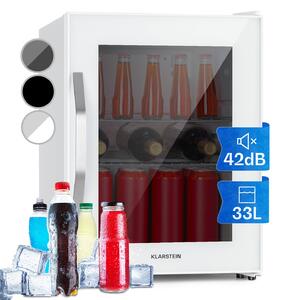 Klarstein Beersafe M Quartz, hladnjak, 33 litre, 2 police, staklena panoramska vrata