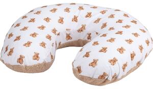BUBABA BY FREEON jastuk za trudnicu i dojilju mali, 70 cm, medvjedići beige