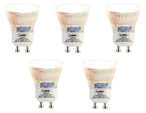 Set od 5 GU10 LED žarulja 35 mm 3,5 W 180 lm 2700 K